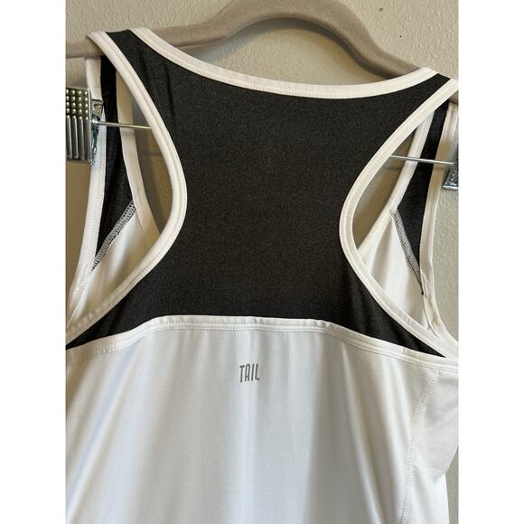 NEW White Tennis Dress Pleated Mini Sporty Golf Razor Back Preppy Active Comfy M - Picture 14 of 15